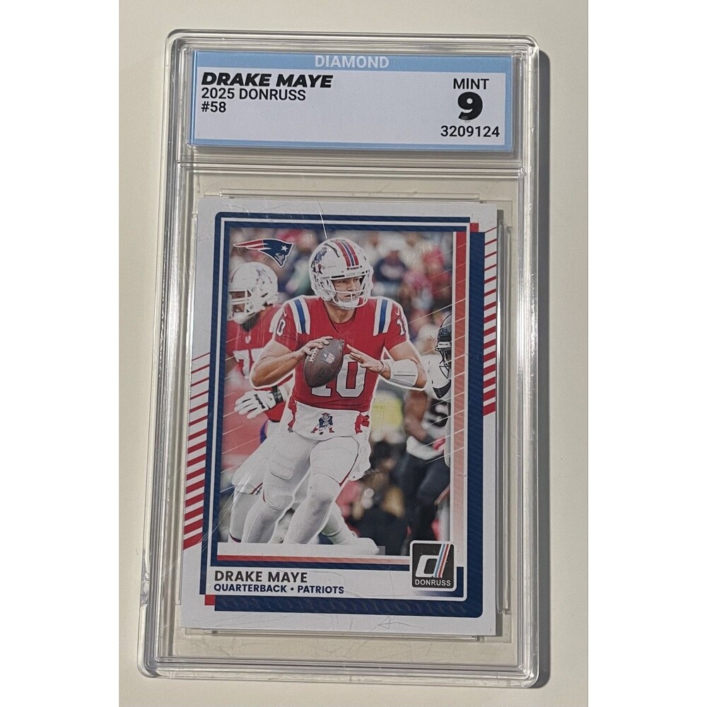 2025 Panini Donruss - Drake Maye #58 - Graded 9 By Diamond Graded